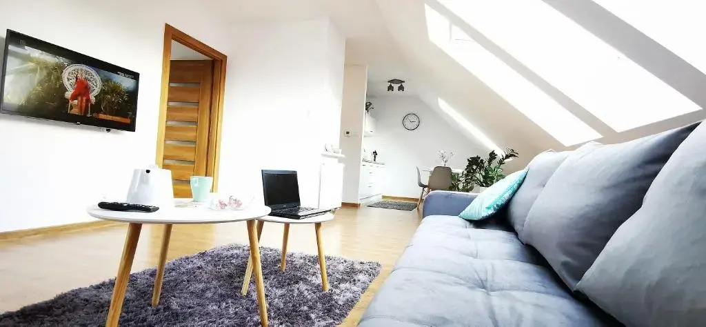 Apartament Miętowy z 2 sypialniami i miejscem parkingowym