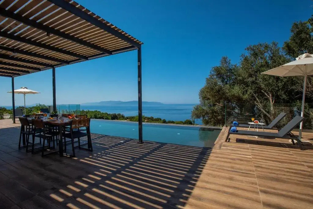 Villa Lefka with Private Infinity Pool & Panoramic Sea Views