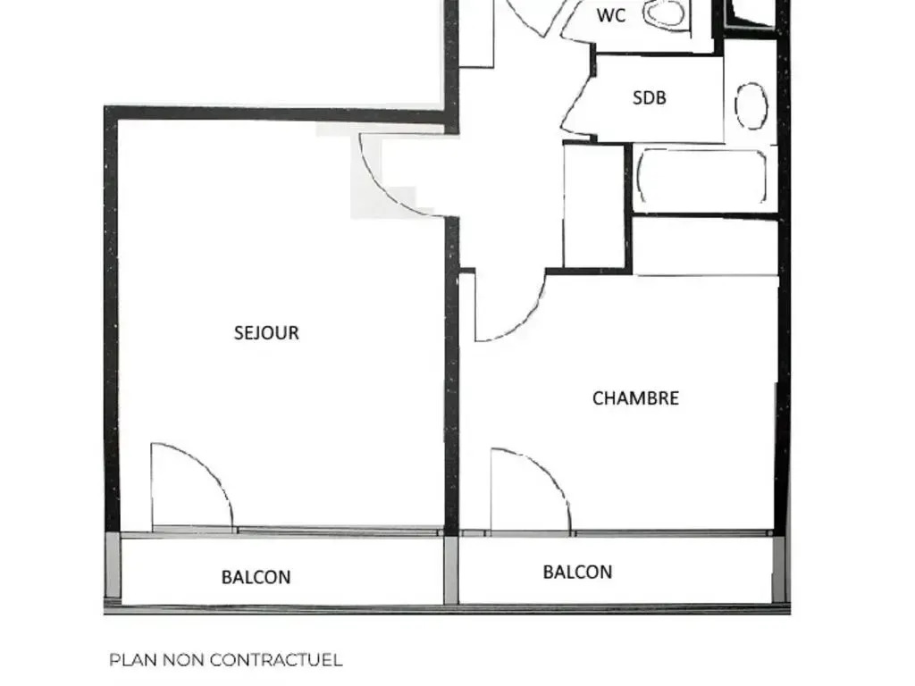 Appartement Les Menuires, 2 pièces, 4 personnes - FR-1-452-19