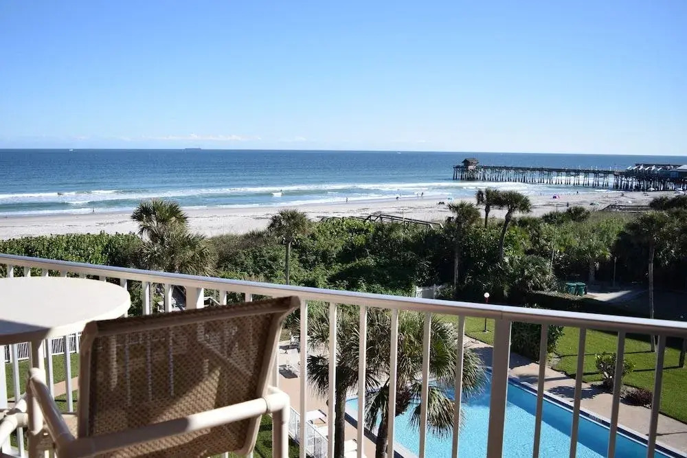 Cocoa Beach Towers - Oceanfront Resort with Heated Pool, Tennis Steps from the Pier