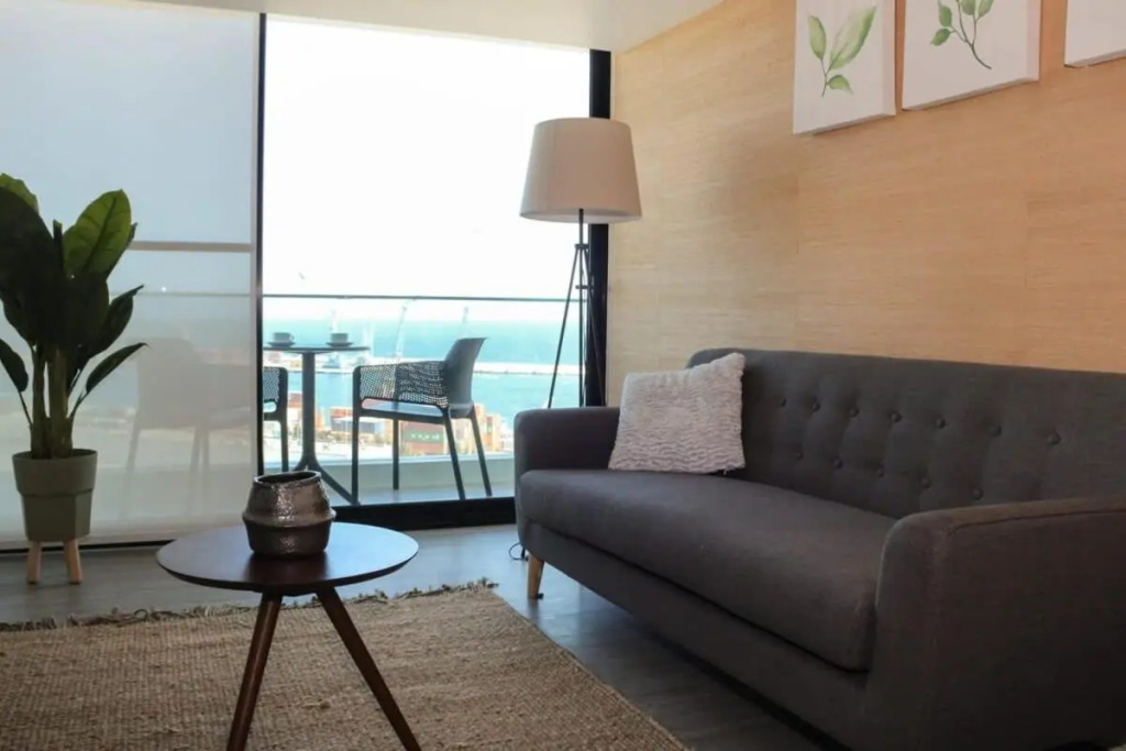 Acogedor y Cómodo depto de 1 Dorm Vista al Mar Servicio HOM
