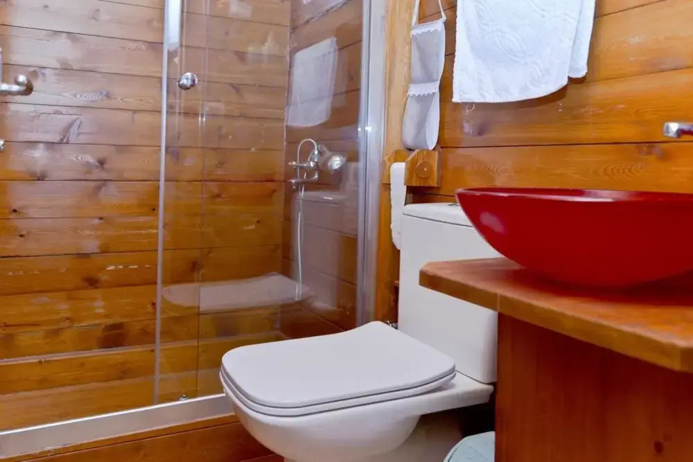 Tiny House With Shared Pool and Balcony in Bodrum