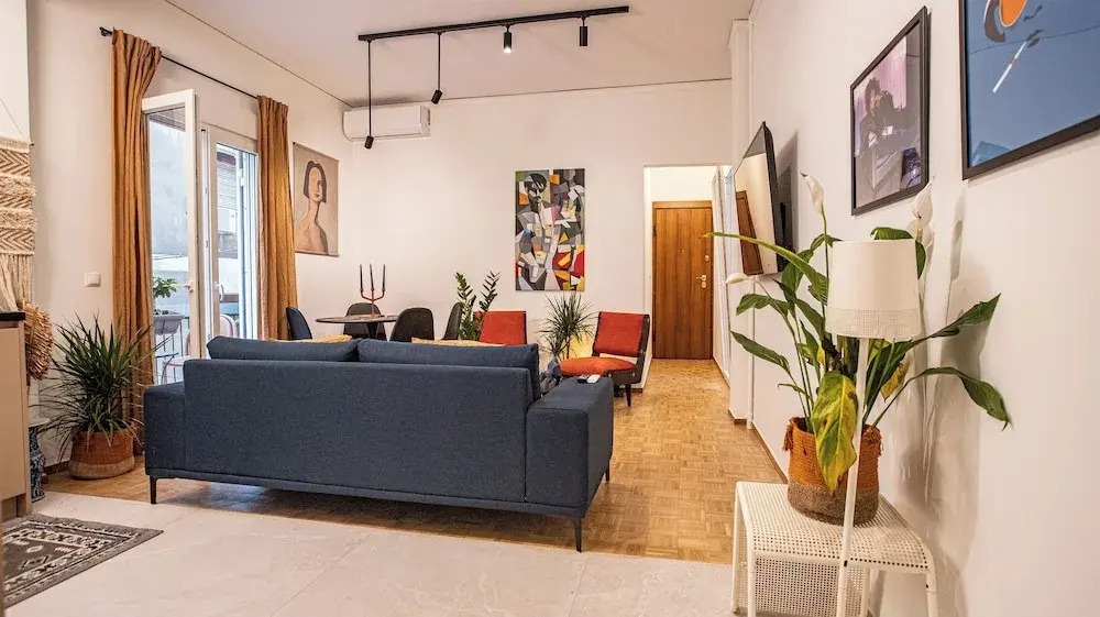 Eclectic Chic Thissio Apartment