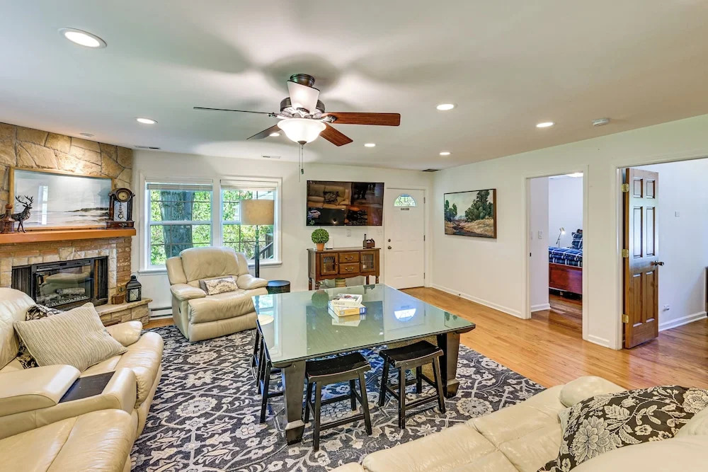 Walk to the Beach: Pet Friendly w/ Fire Pit!