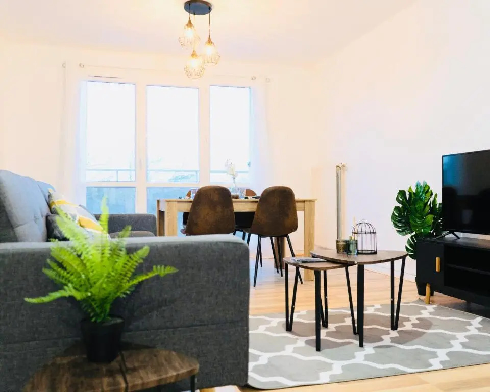 Bella Luna III - Elégant appartement centre ville - Parking gratuit - Wifi ultra rapide-Appareil Massage-Netflix-Jeu société