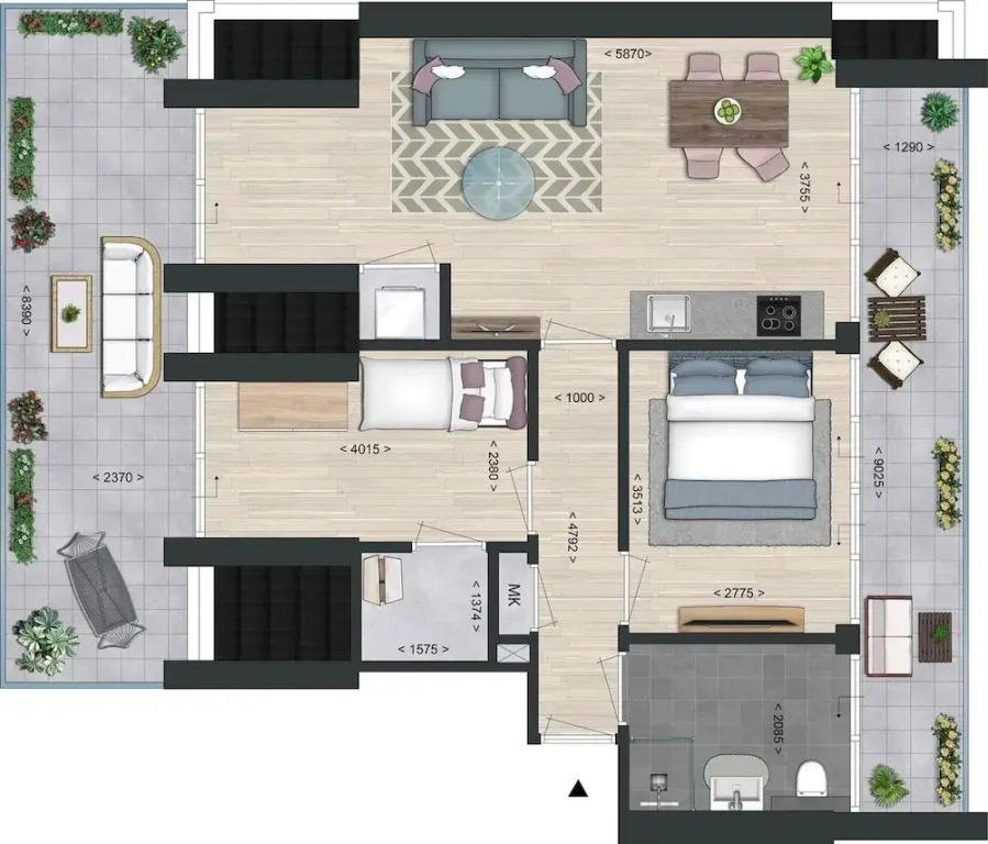 Luxe Appartement Vista Maris Somaris - Havenweg 8-50 Sint-annaland Oosterschelde