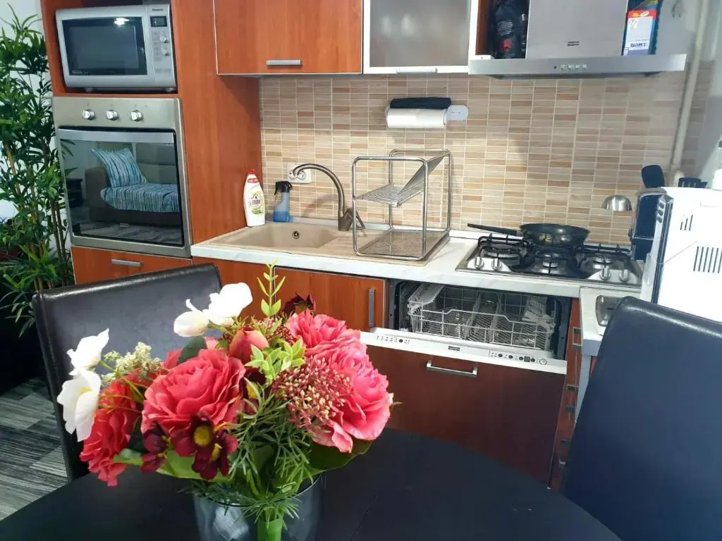 Apartament Mamaia Nord la 30 de m de plaja cu terasa.