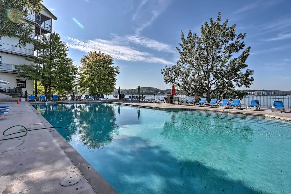 Lake-view Pool + Boat Slip! Ozarks Condo