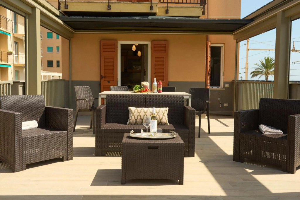 Terrazza sul mare a Pietra Ligure