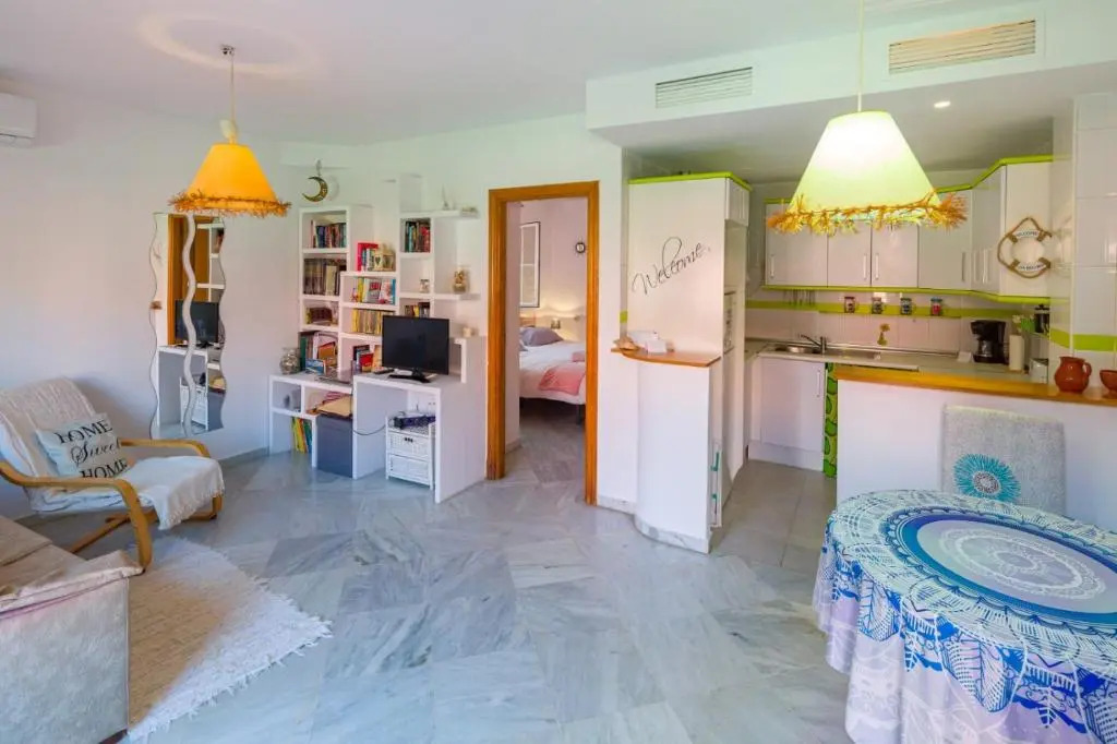Marbella Beach, apartamento para 2 en Alvarito Playa, playa del Alicate