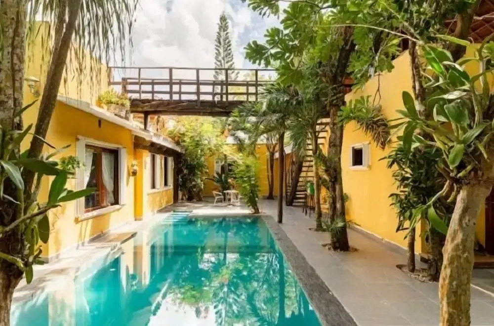 Villa con piscina y acceso a laguna Yalku, Akumal