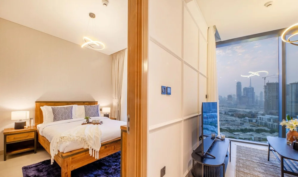 Manzil - Sleek 1BR nr Downtown w Burj views