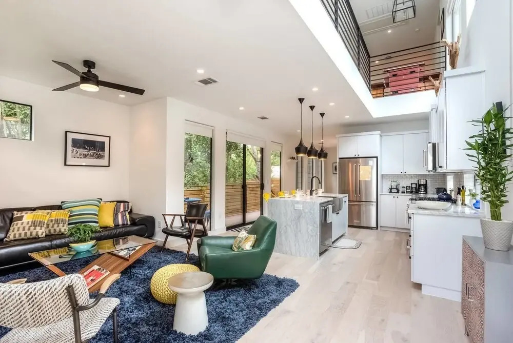 Bright Artistic Central East Austin Home