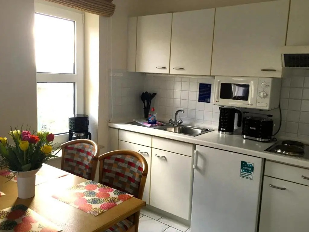 Fewo 22 im Haus Hühnergott Sellin - Balkon mit Aussicht