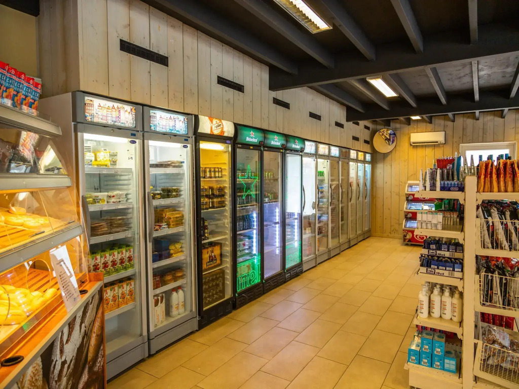 Practical chalet with terrace, in a green holiday park near Amsterdam