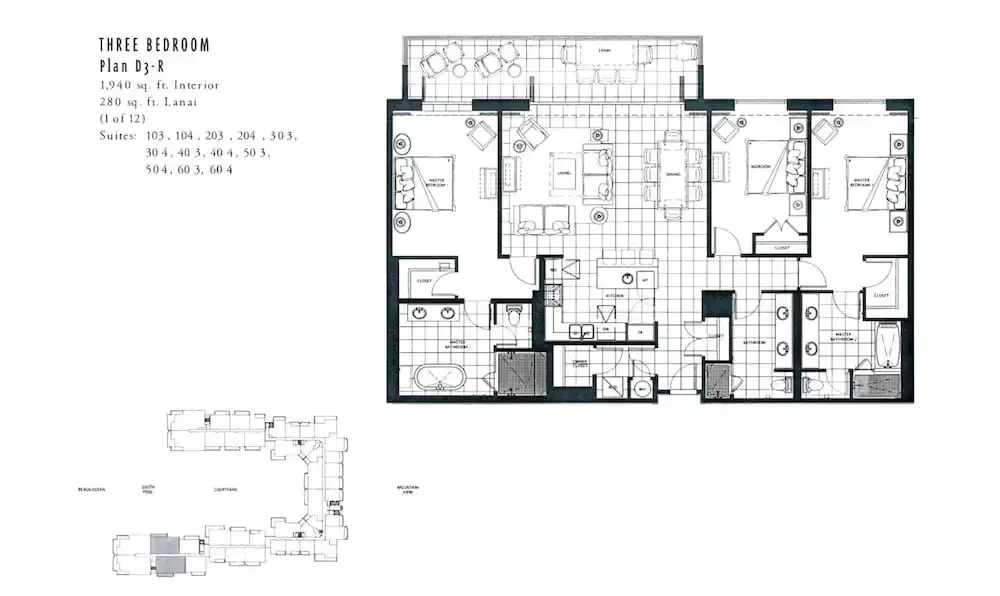 Honua Kai Close To Beach 2 Free Rental Cars KBM Resorts 2 Units, 5 Bedrooms HK Ml-2651