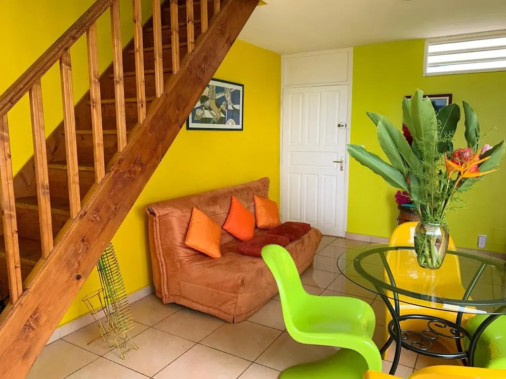House with One Bedroom in Le Gosier, with Wonderful Sea View, Enclosed Garden And Wifi - 800 M From the Beach
