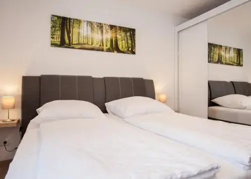 Welcome in - Ferienwohnung met eigen parkeerplaats, gelegen aan de skilift en bikepark, fiets- en skiberging