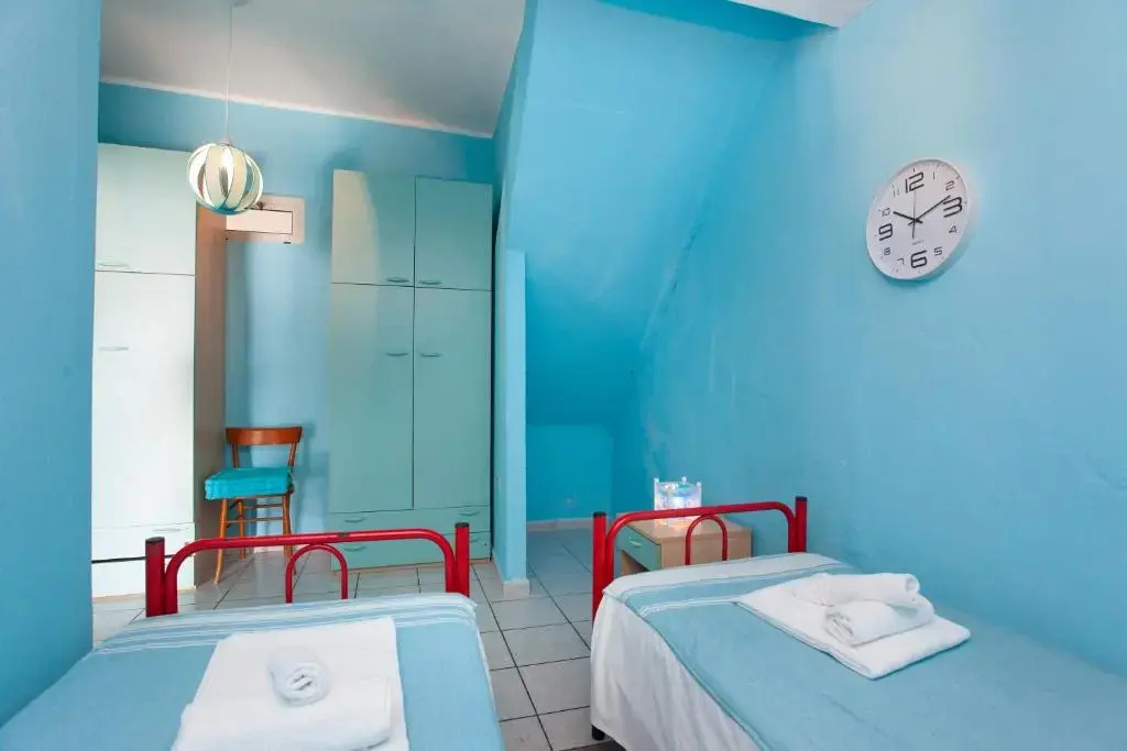 Blue house in santa Lucia