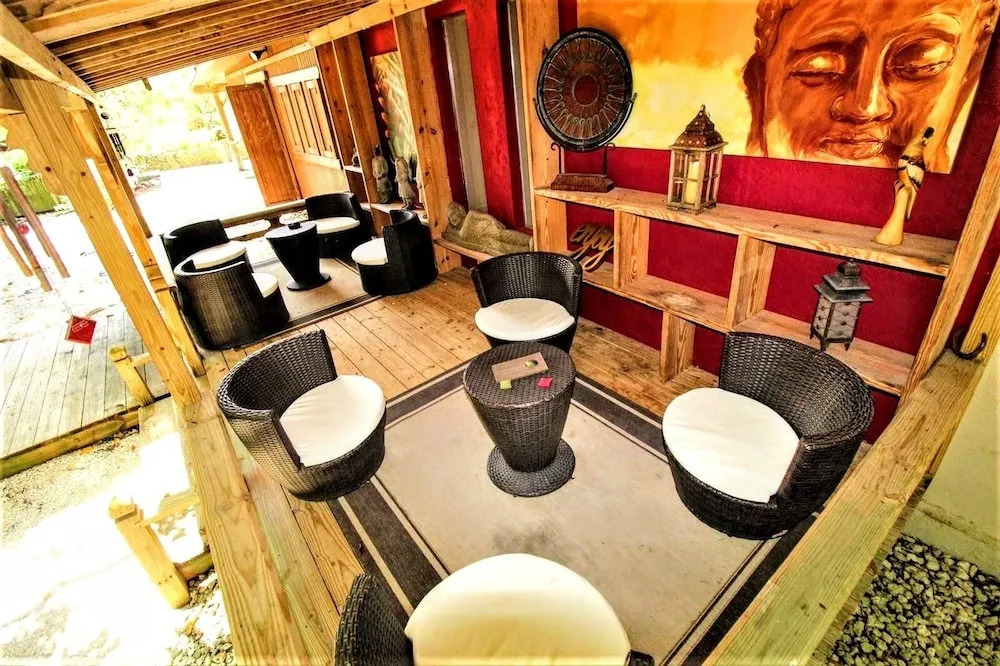Tiny House in Authentic Japanese Koi Garden in Florida