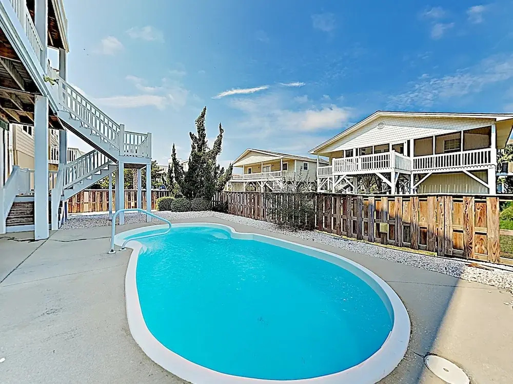 Expansive Beach Beauty W/ Private Pool & Balconies 5 Bedroom Home