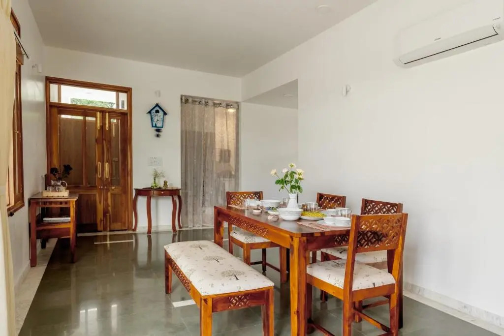 SaffronStays Villa Bougain - 2BR hill-view villa with plunge pool, Veg BBQ, birdwatching & serene garden sit-outs