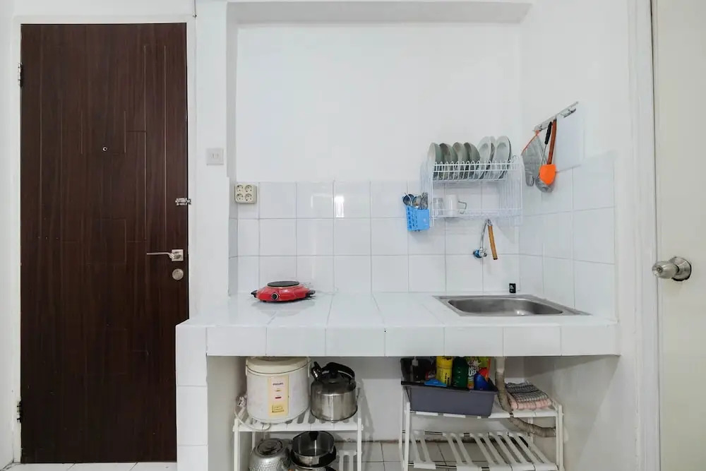 New Furnished 2BR at Mutiara Bekasi Apartment By Travelio