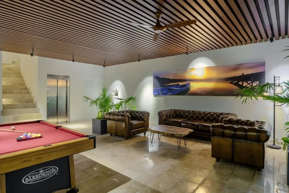 Modern 2 BR Apartment Aldea Zama Rooftop Pool Gym Cinema