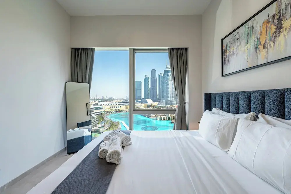 The View of a Lifetime - Luxury Living with Full Burj Khalifa & Fountain Show