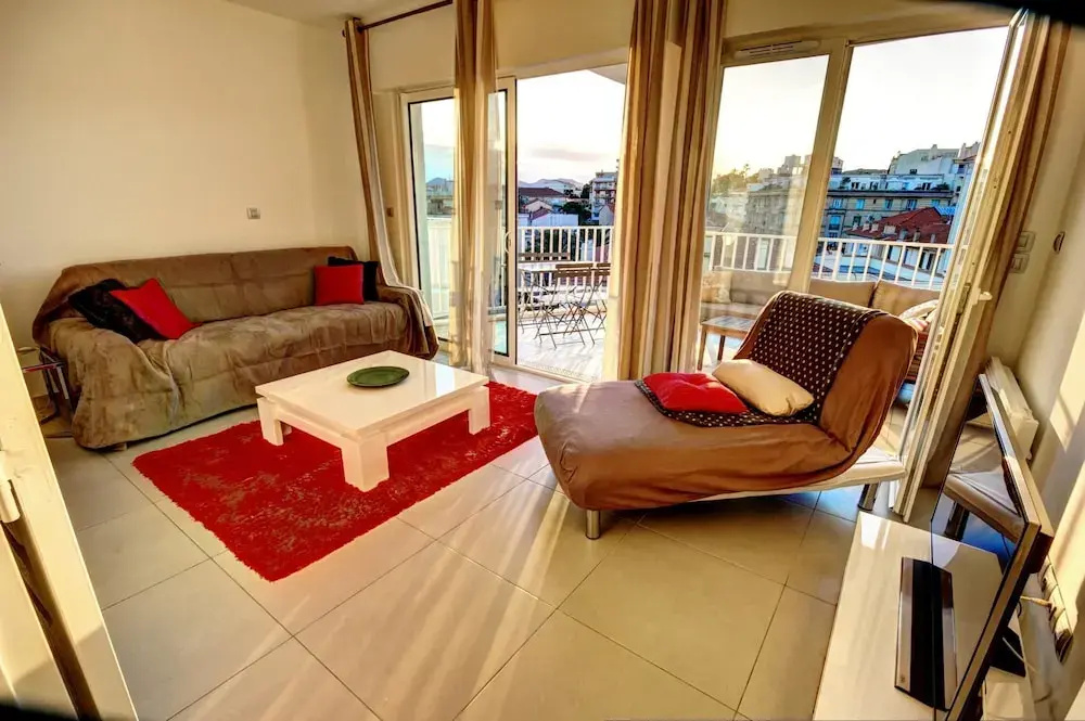 Studio in Cannes, With Wonderful Mountain View, Terrace and Wifi - 500