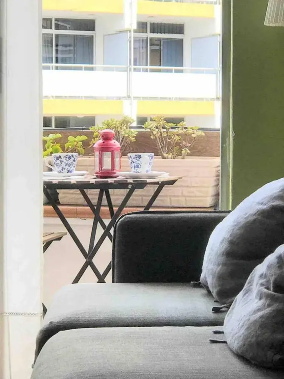 Apartment with One Bedroom in Puerto de la Cruz, with Wonderful Sea View, Shared Pool, Enclosed Garden - 900 Km From the Beach