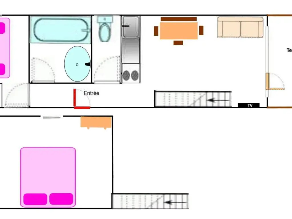 Appartement Aussois, 2 pièces, 4 personnes - FR-1-508-157
