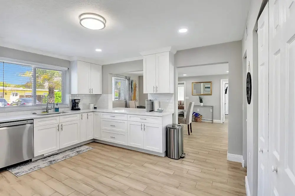 Fully Updated Home Sleeps 8 5 Min to the Beach!