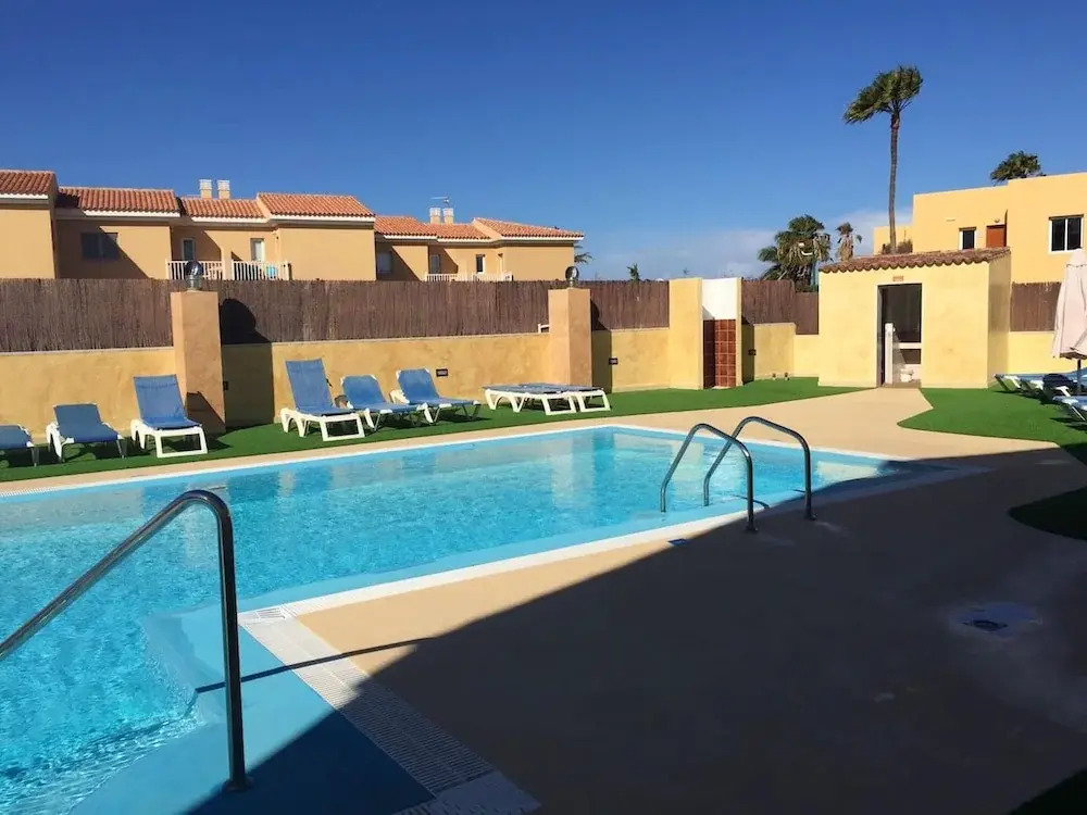 House With 2 Bedrooms in Corralejo, With Wonderful sea View, Shared Pool, Furnished Terrace