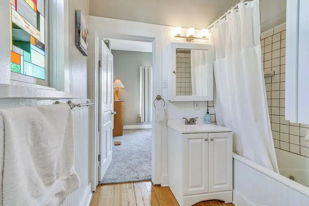 Deck & Home Office: Walkable Albuquerque Home