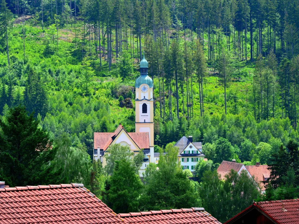 Wohnung in Bayerisch Eisenstein mit Garten