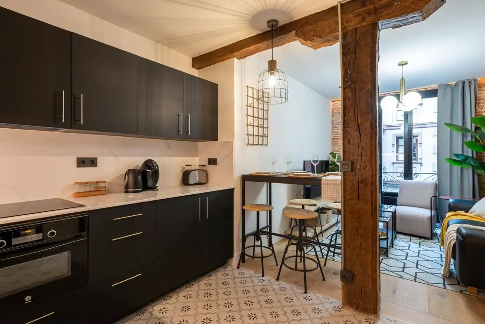 Renovado y céntrico apartamento con AC
