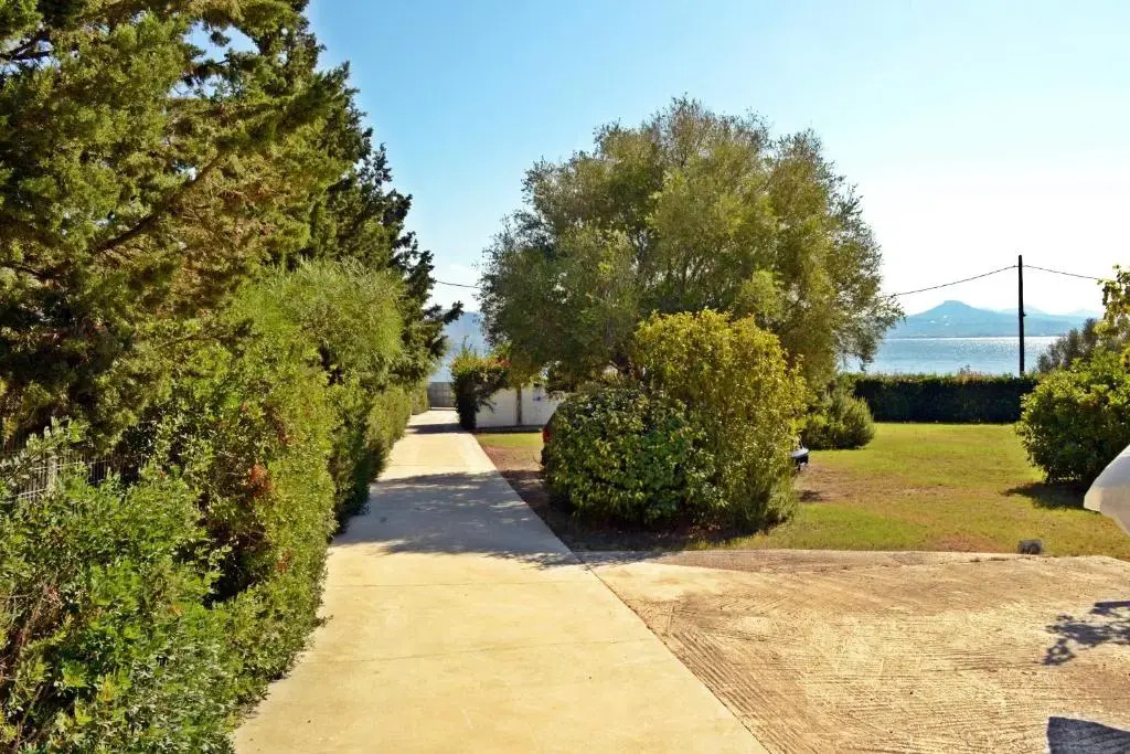 Luxury Beach house viewing at the Corinthian Gulf
