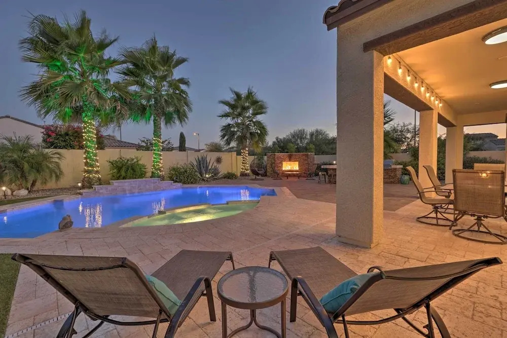 Modern Azure Home w/ Beautiful Patio, Pool & Spa!