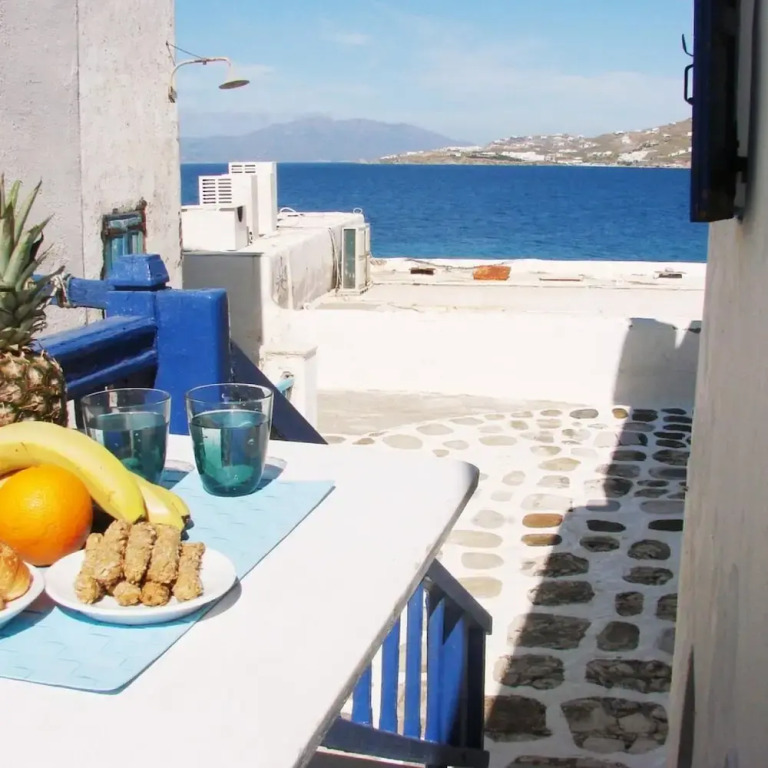 Like a White Seagull in the Heart of Mykonos