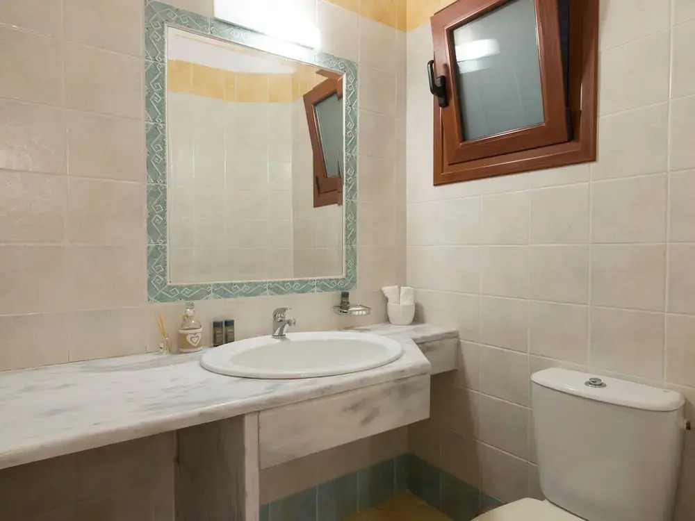 Villa with Private Pool & Souda Bay View in Very Nice Village near Chania