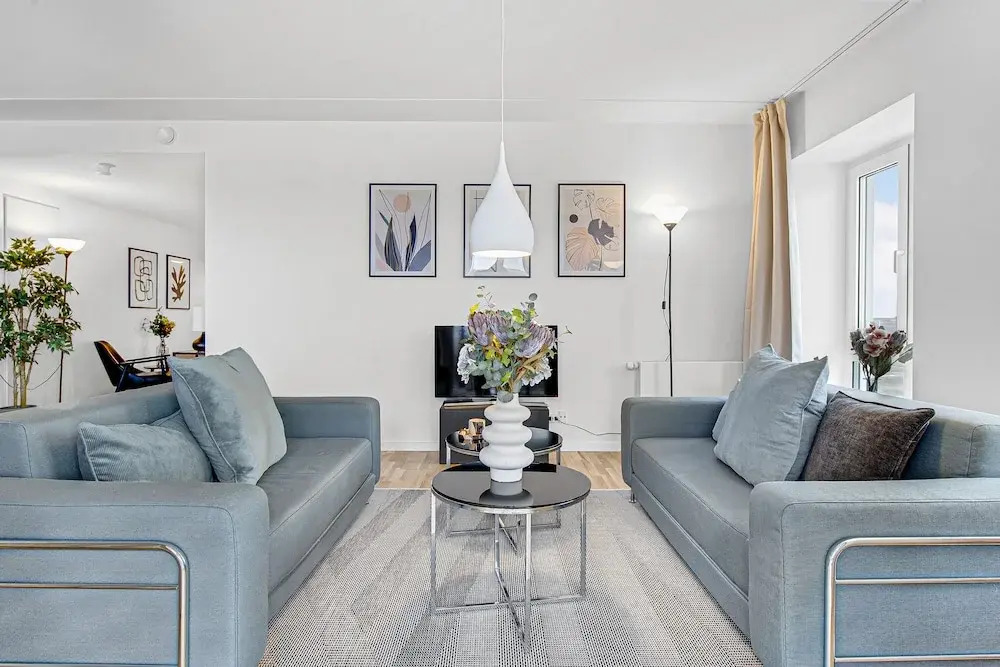 Two-bedrooms Apartment With Amazing View and Sunny Balcony Next to Royal Arena