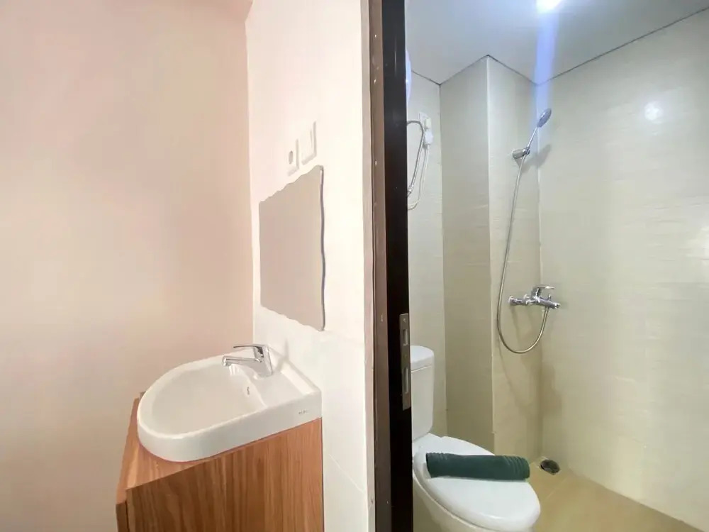 Serene with Cozy Design 2BR Apartment at Gateway Pasteur