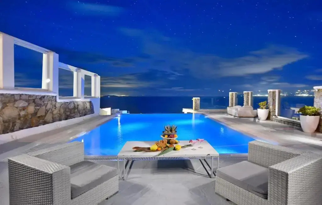 Paradisiacal Villa with Pool and Sea View in Mykonos