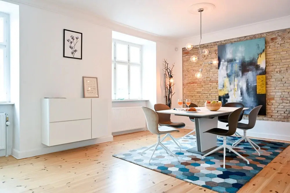 Fantastic Duplex Apartment with Modern Danish Design Furniture