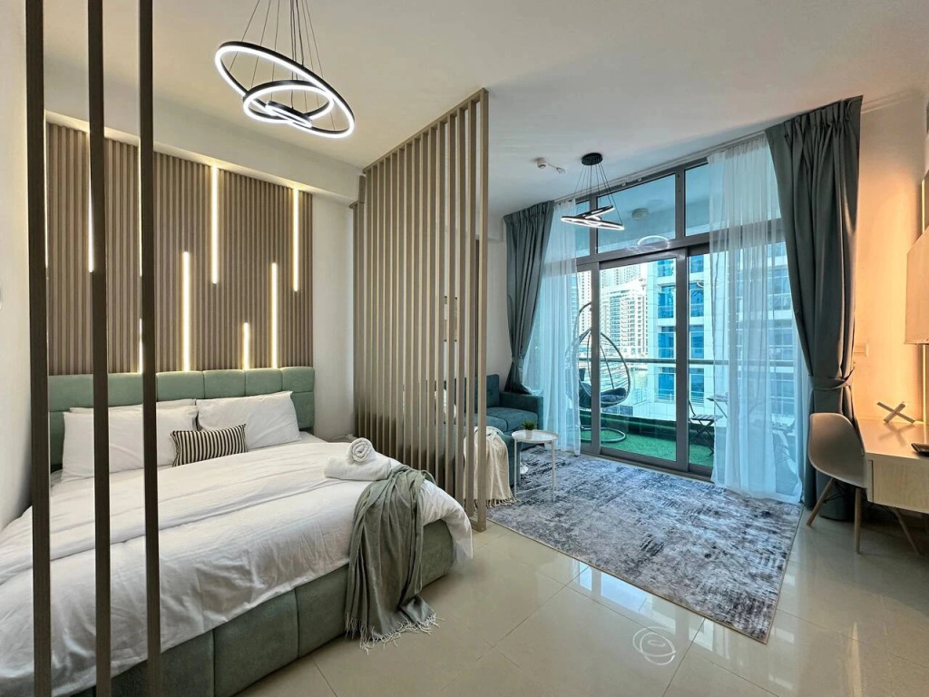 Квартира Marina Canal Studio New Walk to JBR Beach