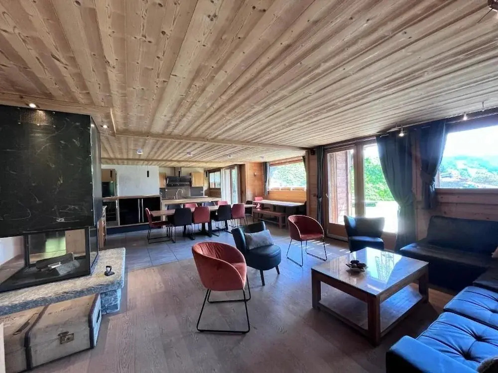 Chalet Virolet Jacuzzi Hammam Cheminée 15 personnes max