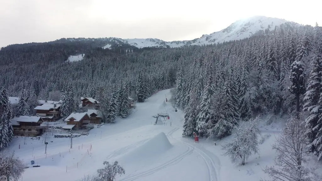 Appartement en résidence skis aux pieds avec sauna