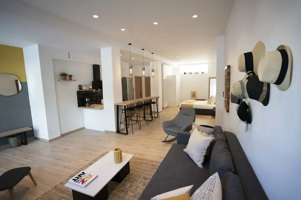 Modern 2bed 2bath Loft in Acropolis area