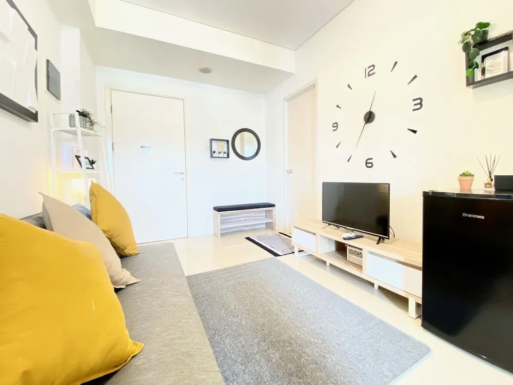 Bright and Private 2BR Apartment at Parahyangan Residence near Nara Park By Travelio